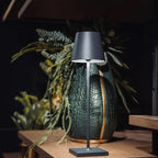 Table Lamp Cordless Dimmable USB Rechargeable Aluminum
