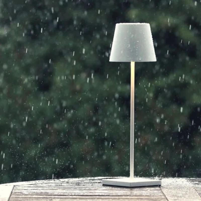 Table Lamp Cordless Dimmable USB Rechargeable Aluminum