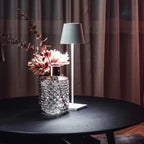 Table Lamp Cordless Dimmable USB Rechargeable Aluminum