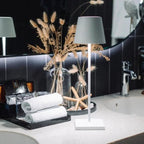 Table Lamp Cordless Dimmable USB Rechargeable Aluminum