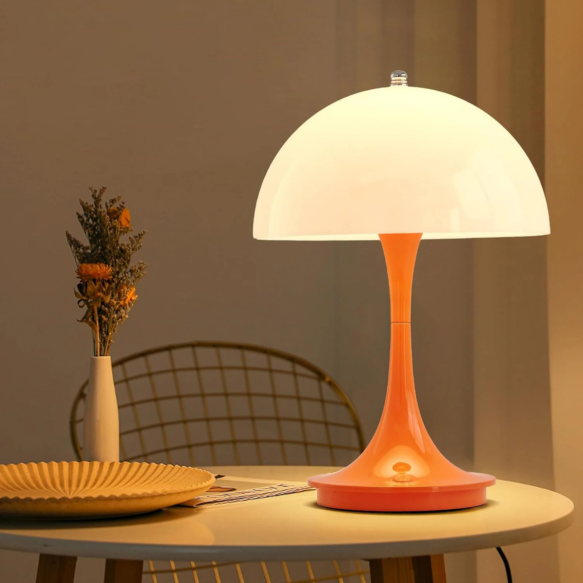 Table Lamp Cordless LED Adjustable Brightness USB-C