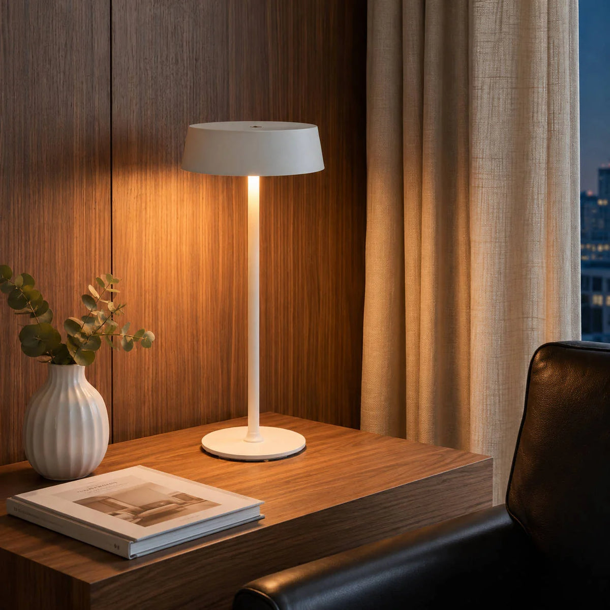 Table Lamp Cordless Rechargeable Touch Dimmable Splash-Resistant