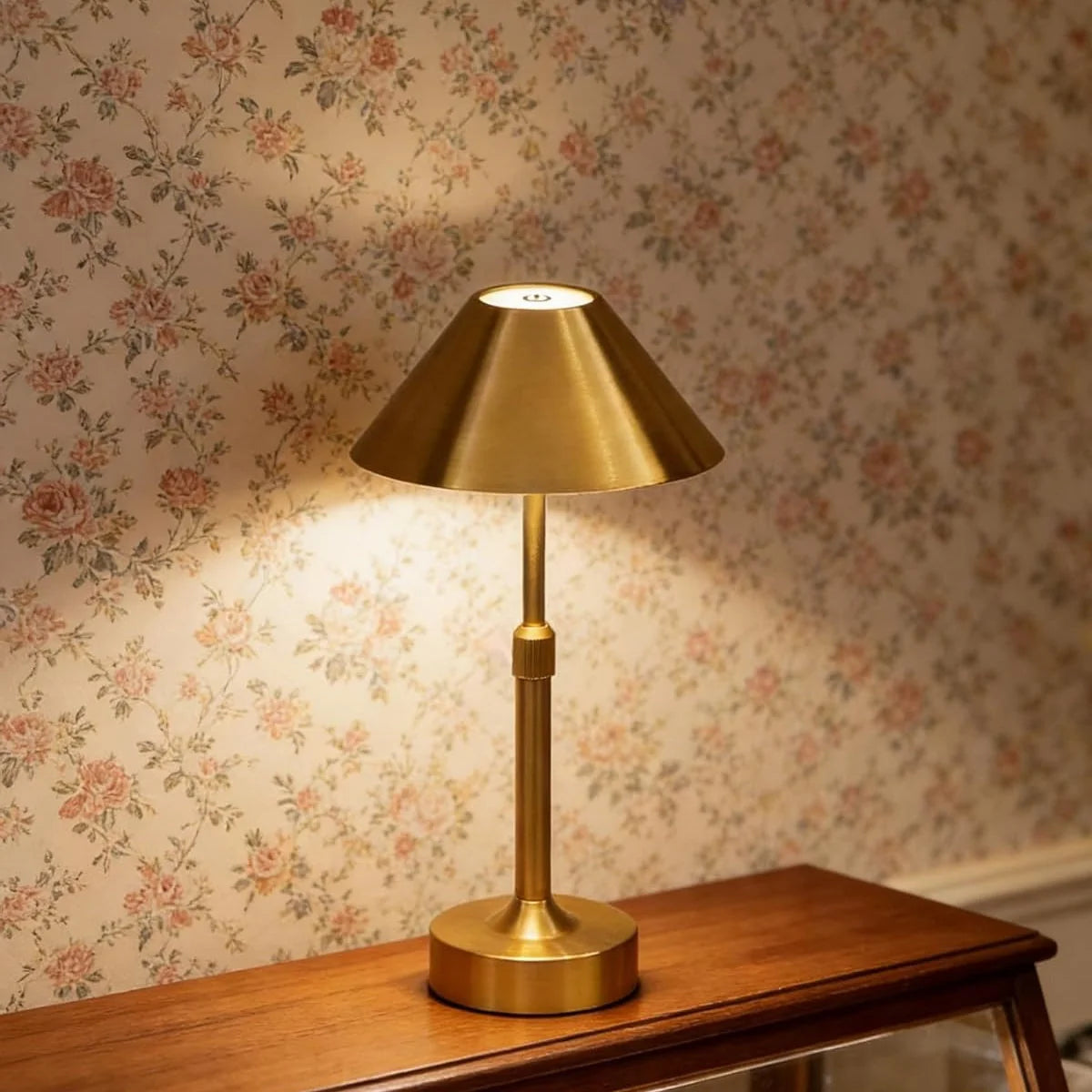 Table Lamp Cordless Telescopic Touch Dimming & Warm-To-Cool Light