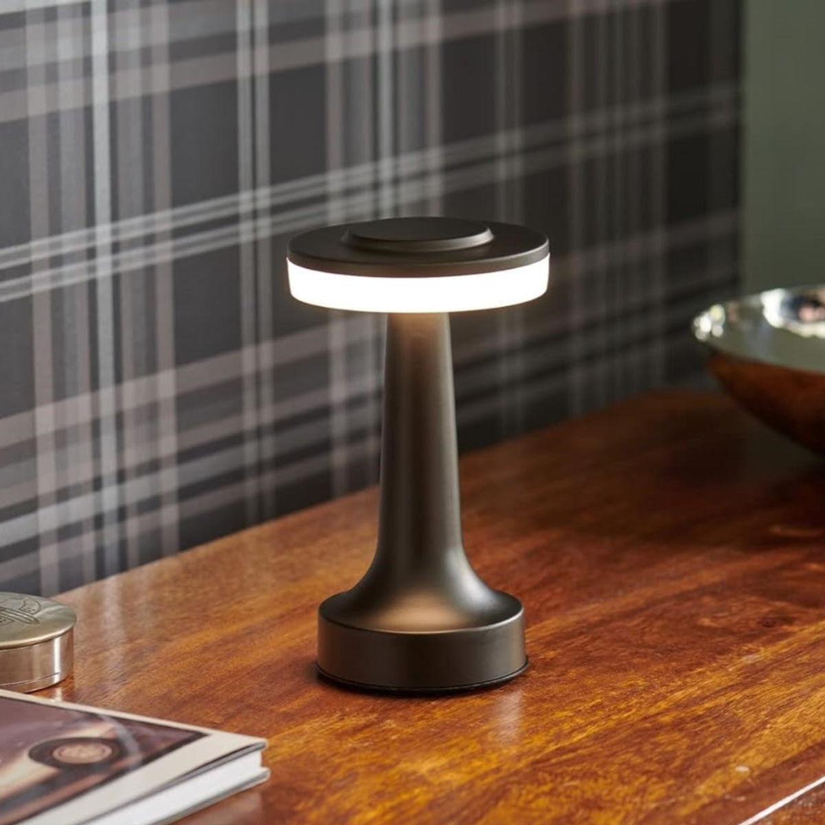 Table Lamp Cordless Touch Dimmable USB-C Rechargeable