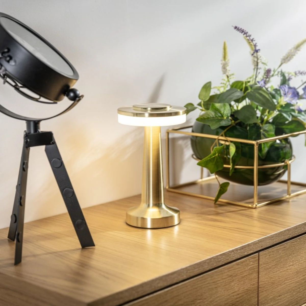 Table Lamp Cordless Touch Dimmable USB-C Rechargeable
