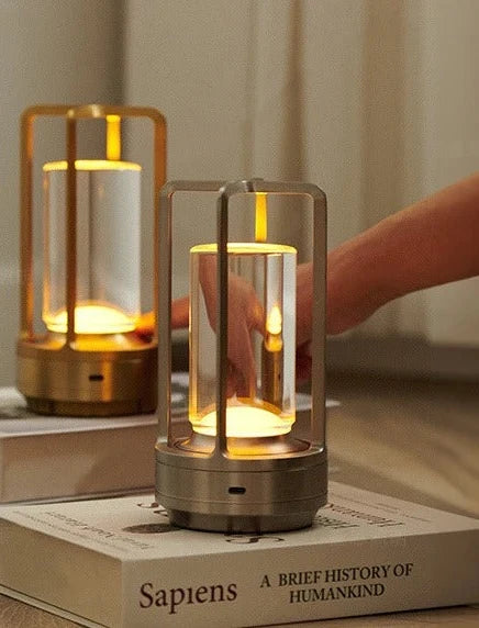 Table Lamp Cordless USB-C Rechargeable Touch Dimming