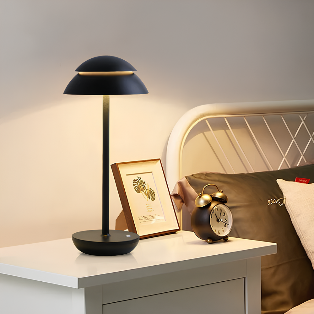 Table Lamp Cordless USB-C Rechargeable Touch Dimming