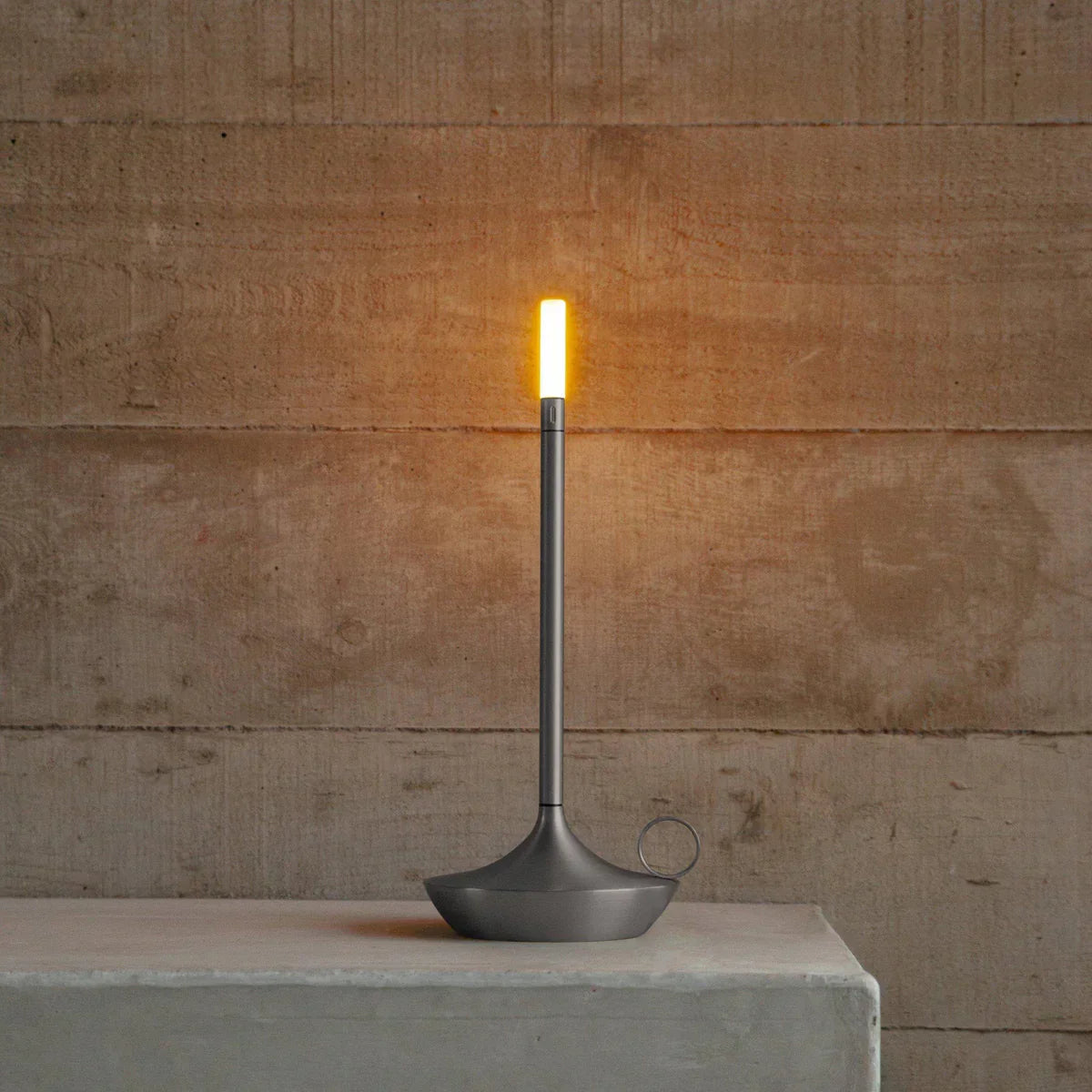 Table Lamp Cordless USB Rechargeable Adjustable Dimming Aluminum Housing