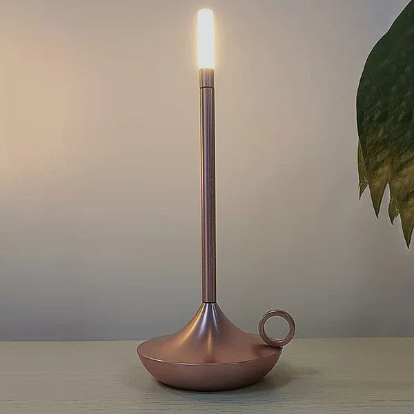 Table Lamp Cordless USB Rechargeable Adjustable Dimming Aluminum Housing