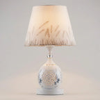 Table Lamp Crystal Accent Polished Gold Drum Shade