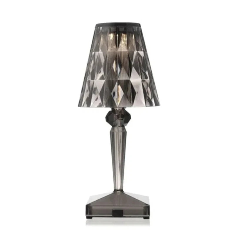 Table Lamp Crystal Accent Warm Ambient Lighting