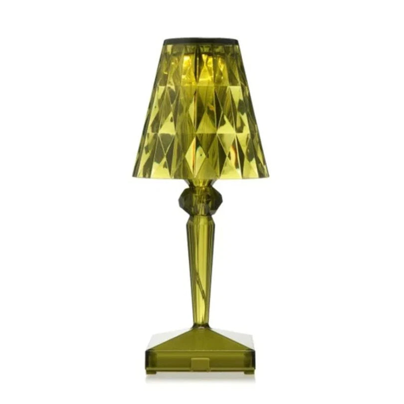 Table Lamp Crystal Accent Warm Ambient Lighting