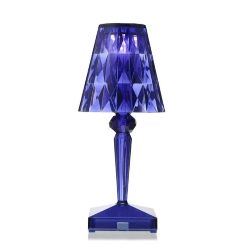 Table Lamp Crystal Accent Warm Ambient Lighting