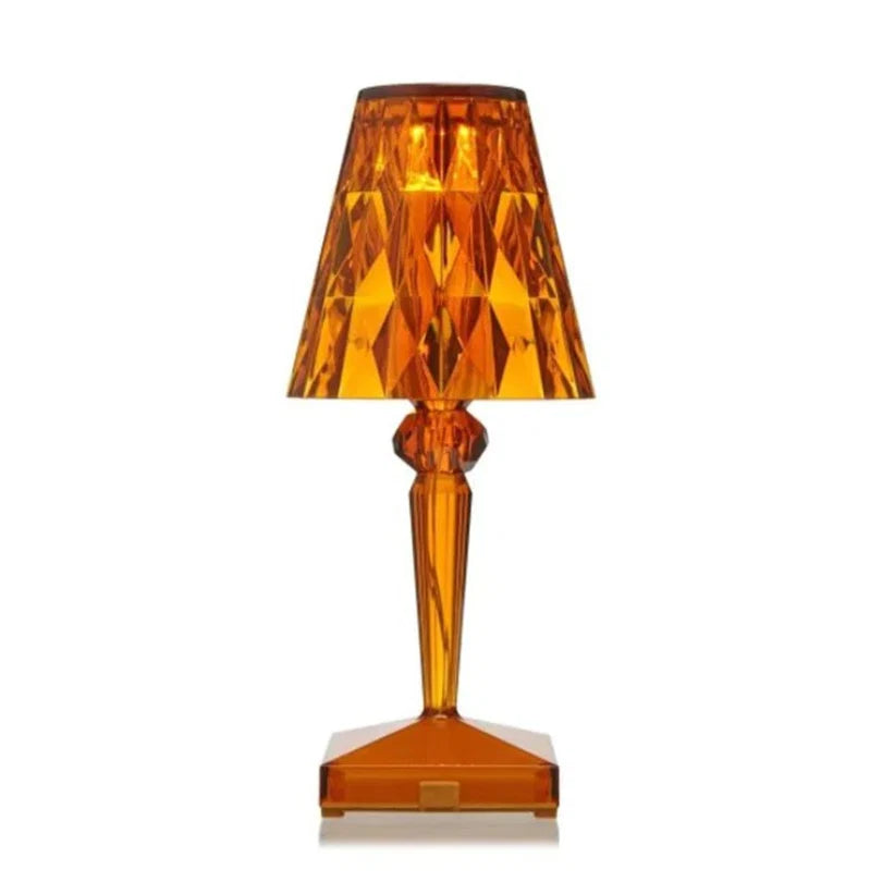 Table Lamp Crystal Accent Warm Ambient Lighting