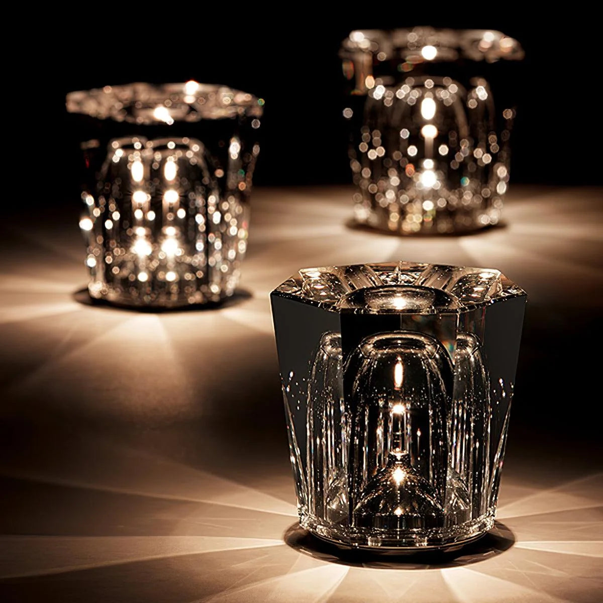 Table Lamp Crystal Diamond Wireless Dimmable USB Rechargeable