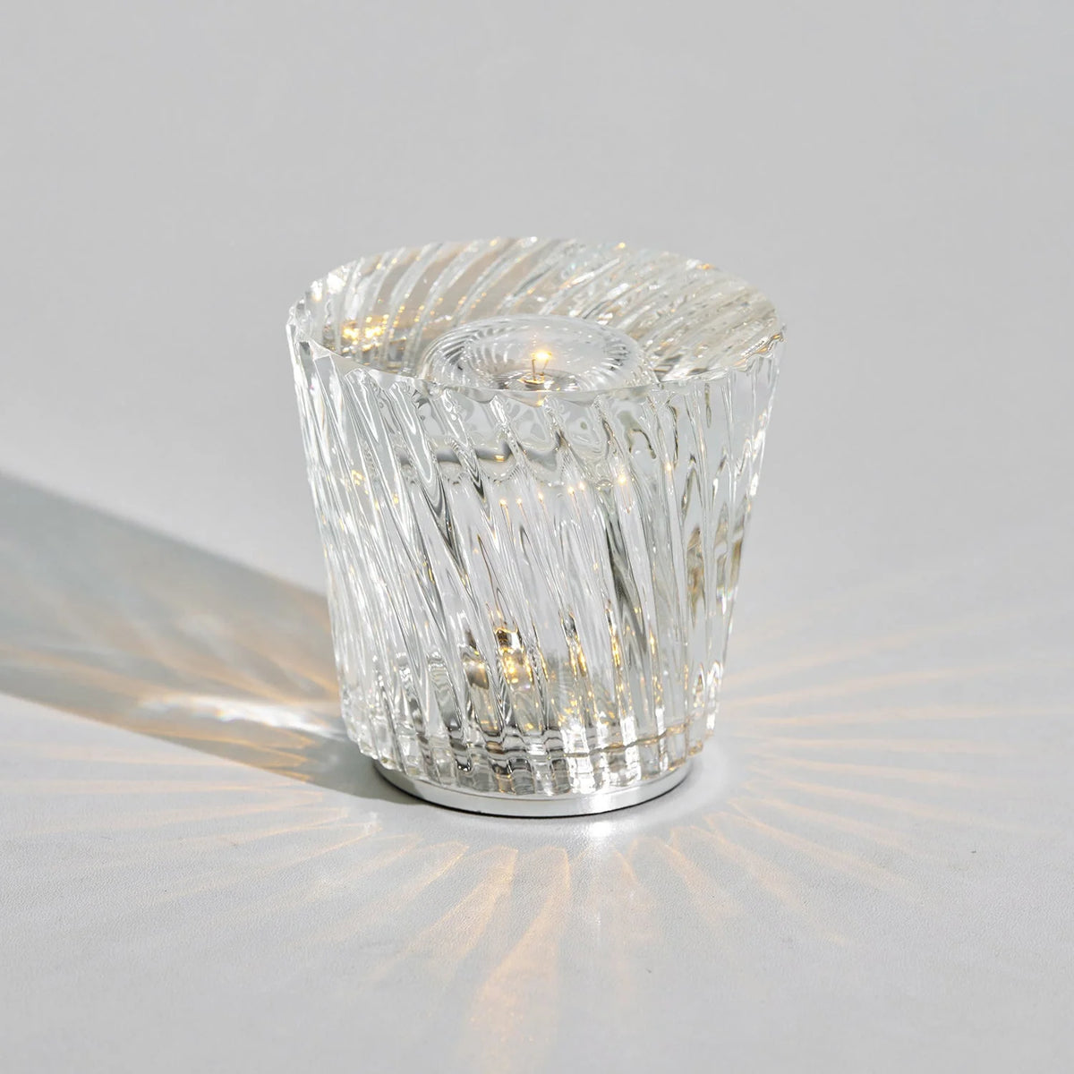 Table Lamp Crystal Diamond Wireless Dimmable USB Rechargeable