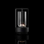 Table Lamp Crystal Glass Dimmable Touch Control Rechargeable 18-Hour