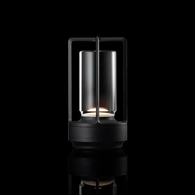 Table Lamp Crystal Glass Dimmable Touch Control Rechargeable 18-Hour