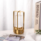 Table Lamp Crystal-Look Wireless Rechargeable Three-Mode