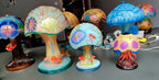 Table Lamp Dimmable Stained Glass Effect