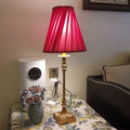 Table Lamp Dimmable Warm LED Fabric Shade