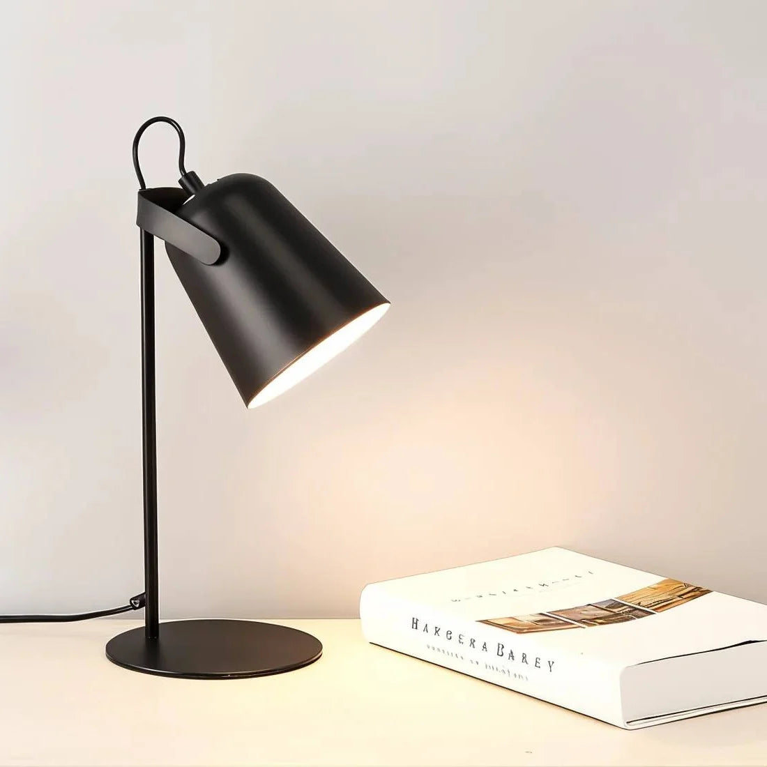 Table Lamp Eye-Friendly Adjustable Tilt & Rotatable Shade
