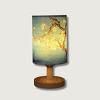 Table Lamp Fabric Shade Touch Switch & LED Included