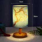 Table Lamp Fabric Shade Touch Switch & LED Included