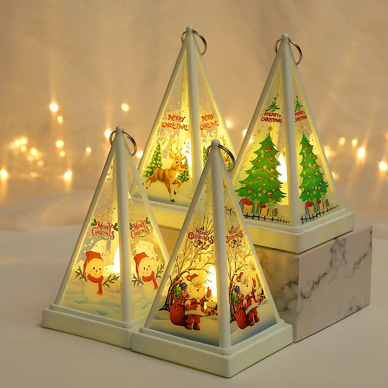 Table Lamp Festive Snowman Warm LED