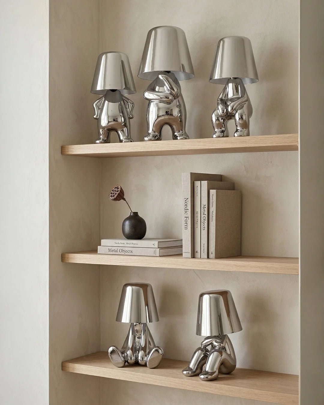 Table Lamp Figurative Touch Dimmable LED & Rechargeable