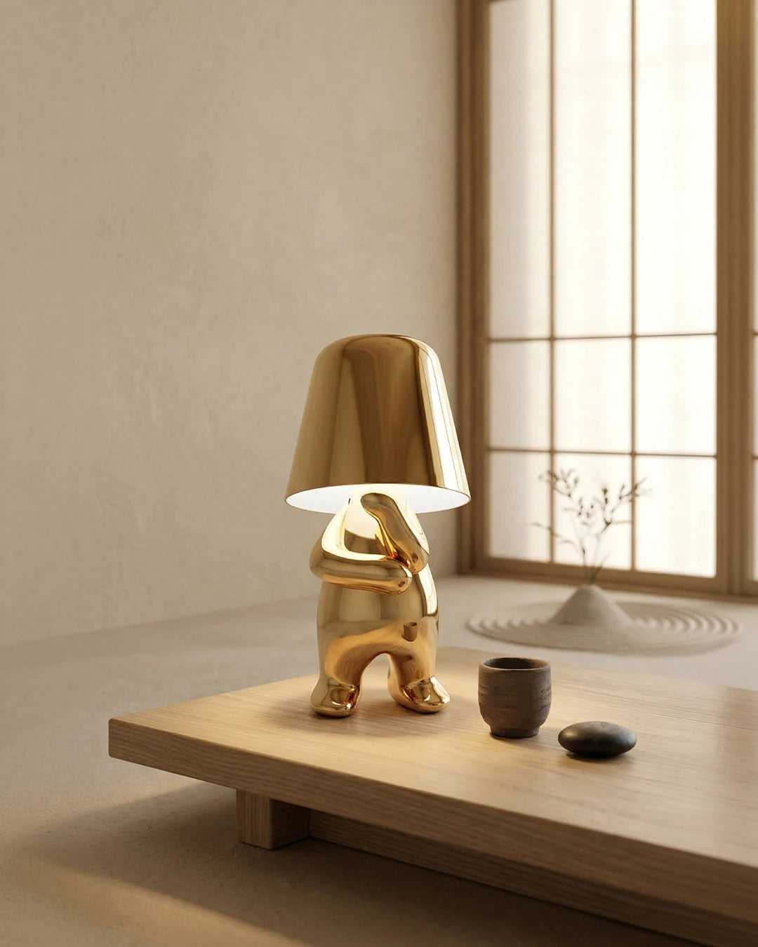 Table Lamp Figurative Touch Dimmable LED & Rechargeable