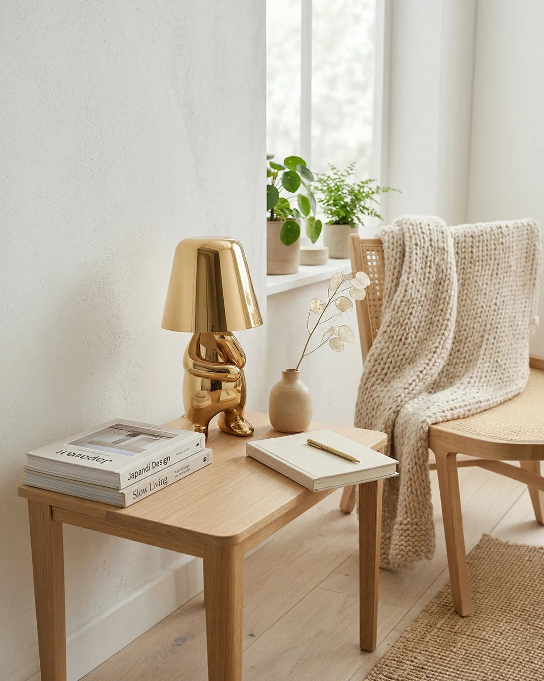Table Lamp Figurative Touch Dimmable LED & Rechargeable