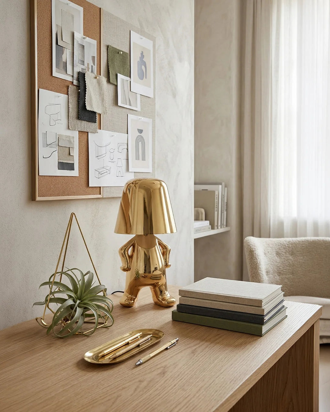 Table Lamp Figurative Touch Dimmable LED & Rechargeable