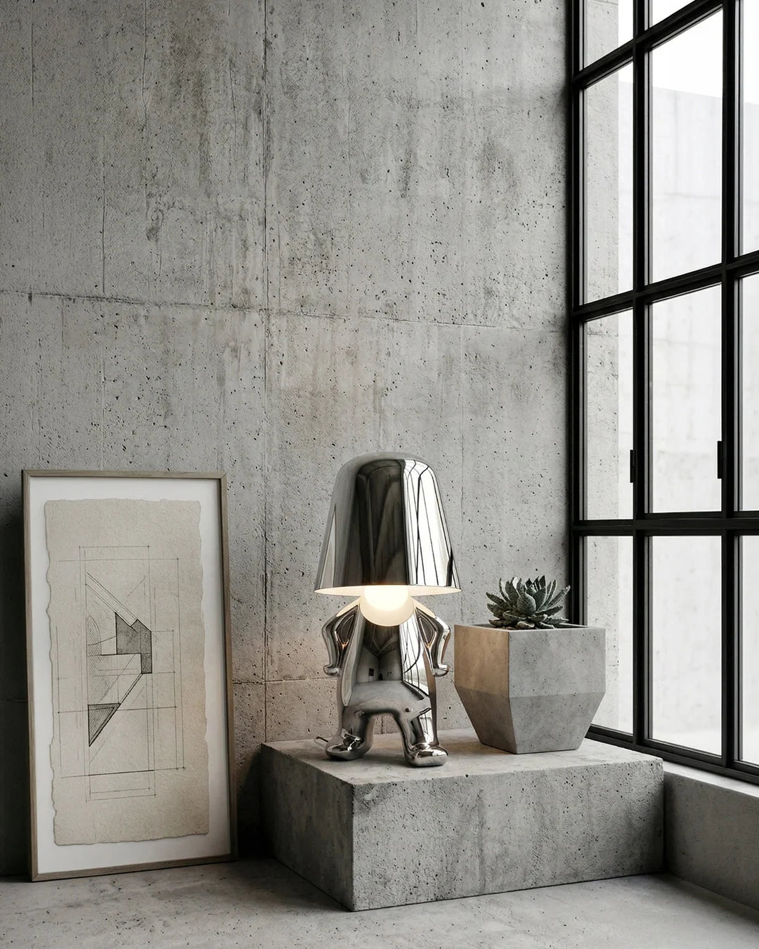 Table Lamp Figurative Touch Dimmable LED & Rechargeable