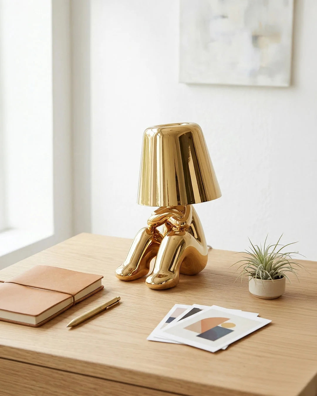 Table Lamp Figurative Touch Dimmable LED & Rechargeable