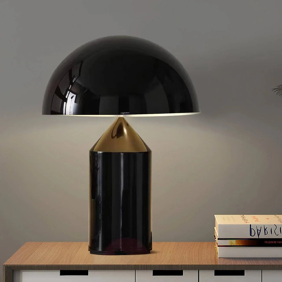 Table Lamp Geometric Metal Dimmable