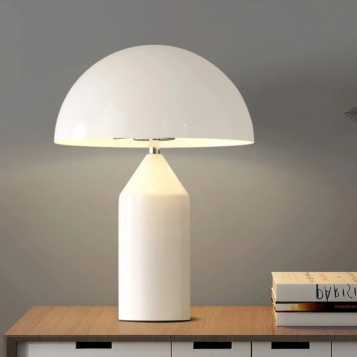 Table Lamp Geometric Metal Dimmable