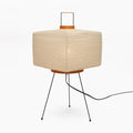 Table Lamp Hand-Folded Washi Shade Dimmer Compatible
