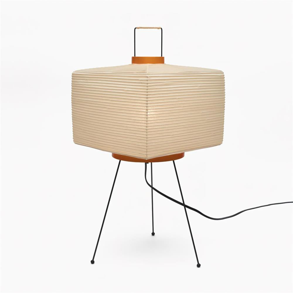 Table Lamp Hand-Folded Washi Shade Dimmer Compatible