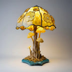 Table Lamp Handcrafted Colorful Glass Warm Ambient Light