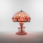 Table Lamp Handcrafted Colorful Glass Warm Ambient Light