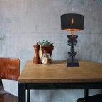 Table Lamp Handcrafted Gothic Skeleton Plug In