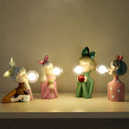 Table Lamp Handmade Resin & Glass USB Powered