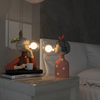 Table Lamp Handmade Resin & Glass USB Powered