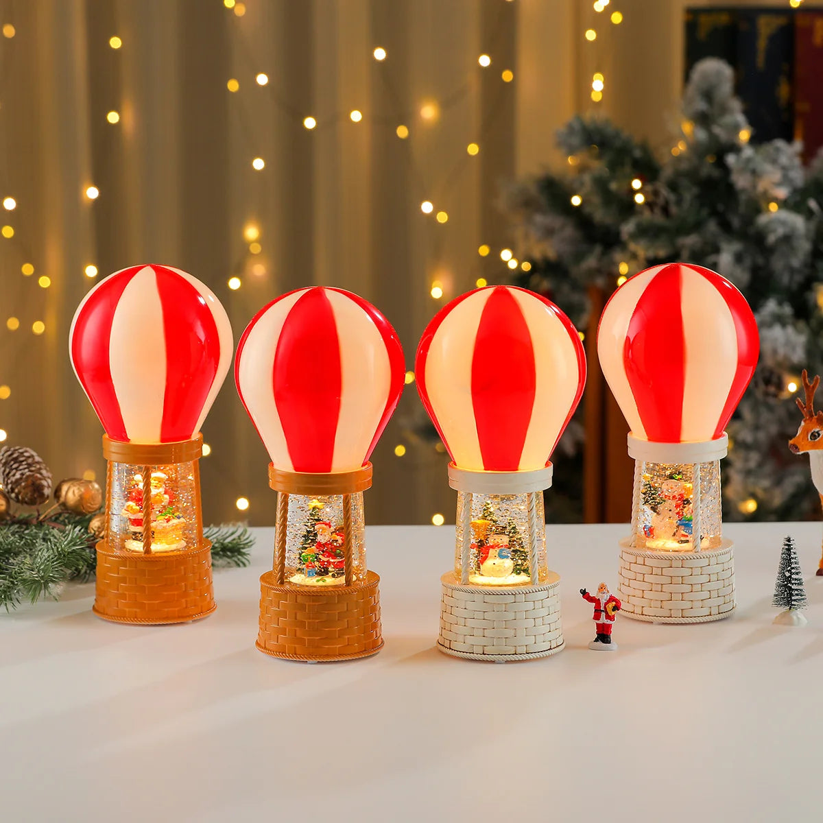 Table Lamp Hot Air Balloon LED Plug-In
