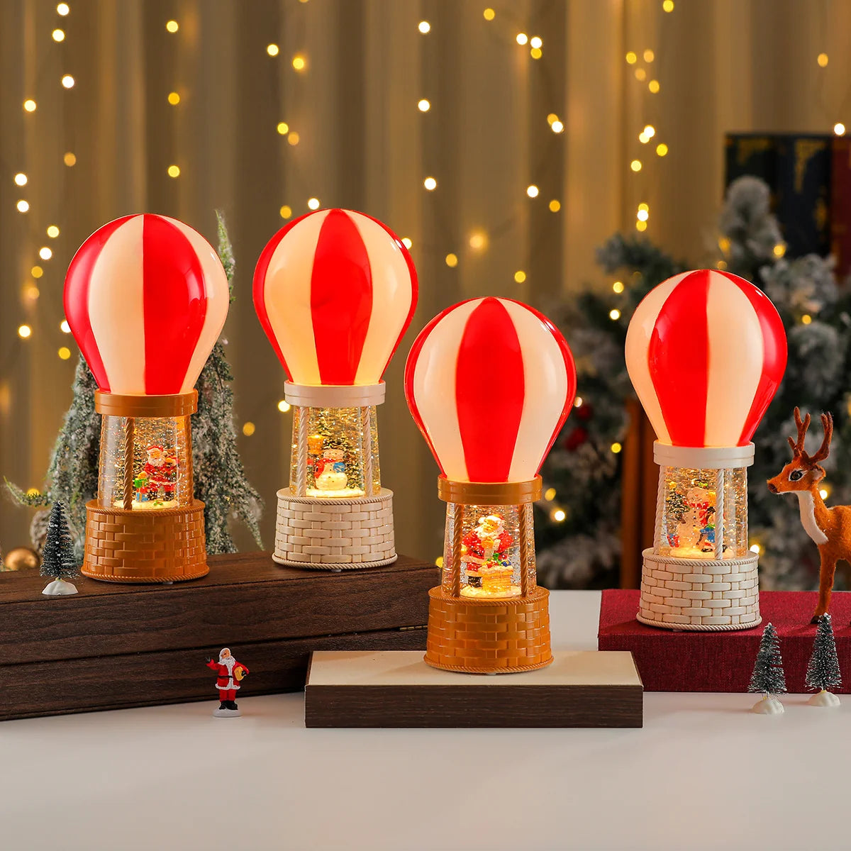 Table Lamp Hot Air Balloon LED Plug-In