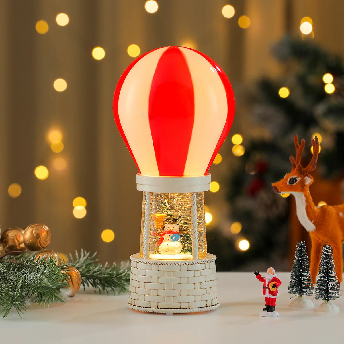 Table Lamp Hot Air Balloon LED Plug-In