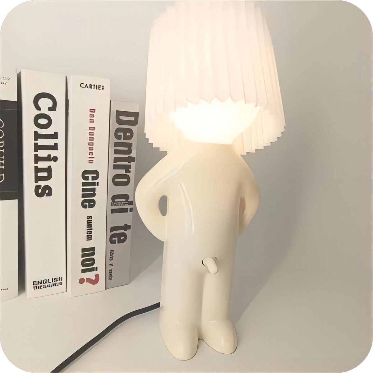 Table Lamp Human-Shaped Cordless & Rechargeable
