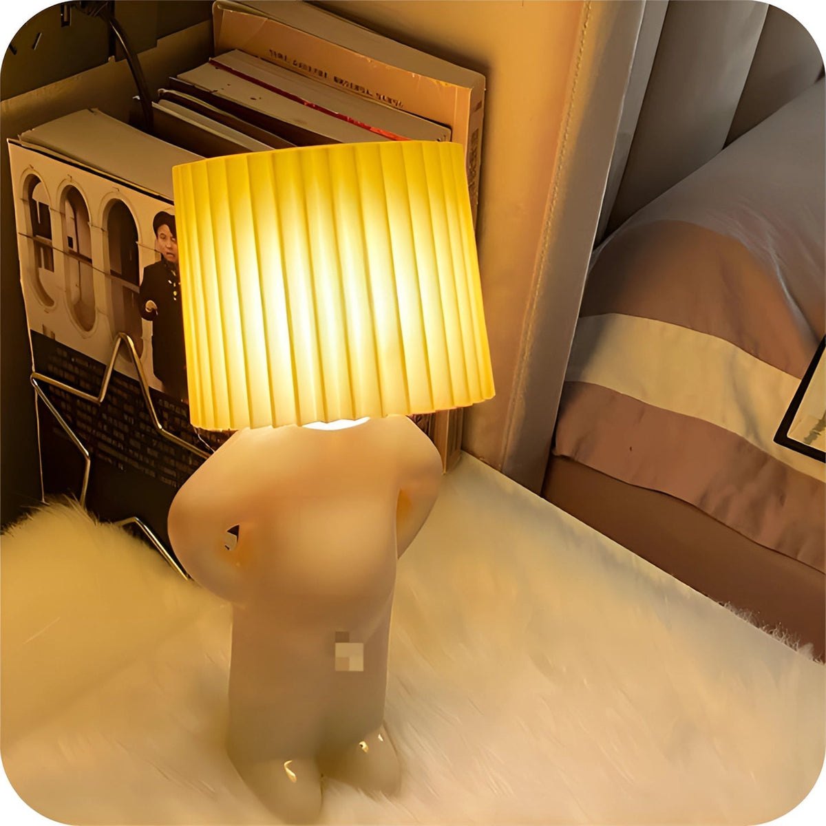 Table Lamp Human-Shaped Cordless & Rechargeable