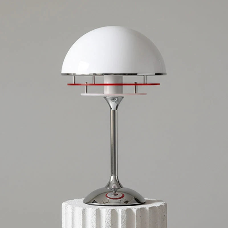 Table Lamp Integrated LED 3000K Glass Dome & Acrylic Discs